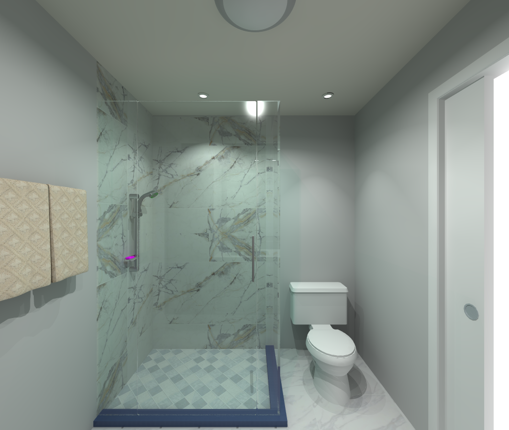 Kitchen - bathroom - bedroom - living room 3D & 2D Renders